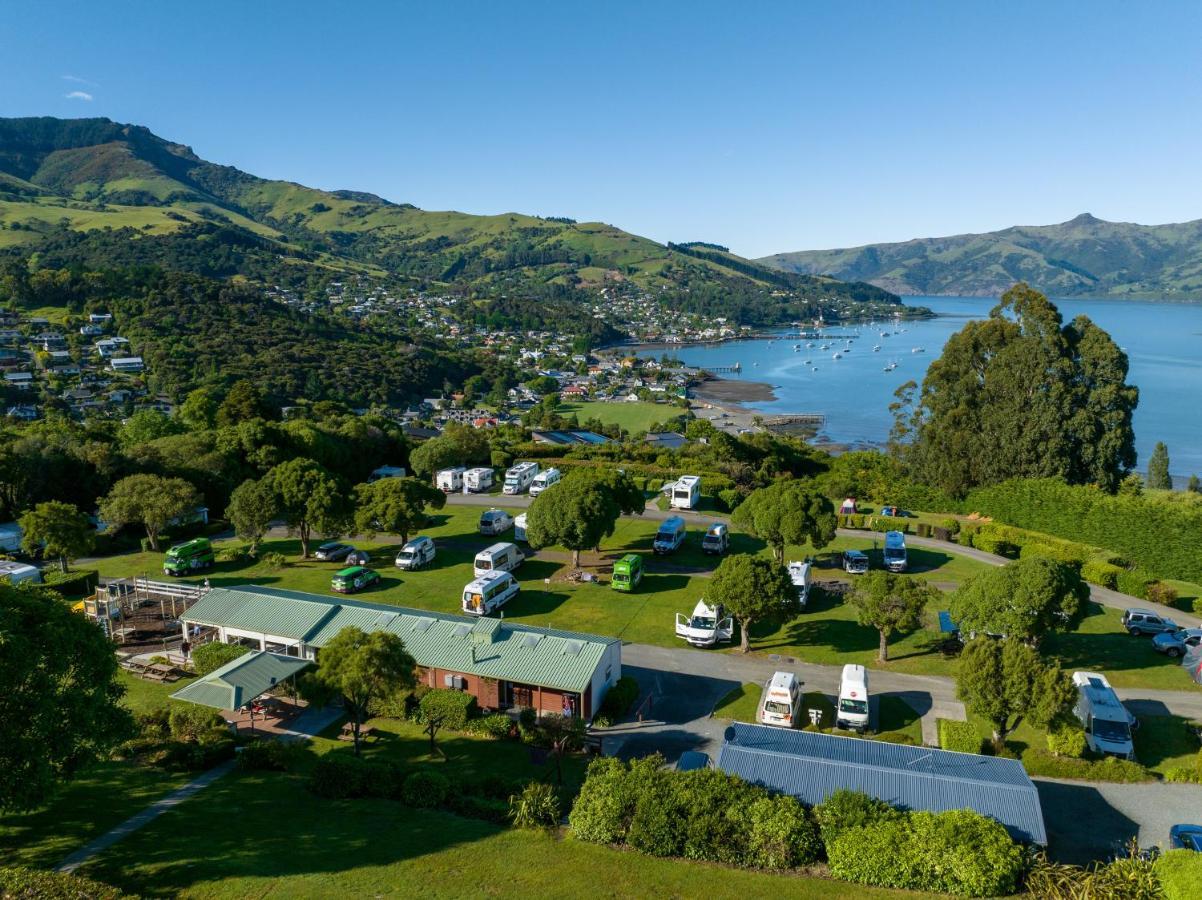 Akaroa Top 10 Holiday Park ภายนอก รูปภาพ